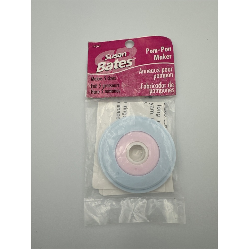 Vintage Susan Bates POM-PONS Makers 5 Different Sizes New in Package
